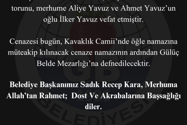 Vefat & Başsağlığı