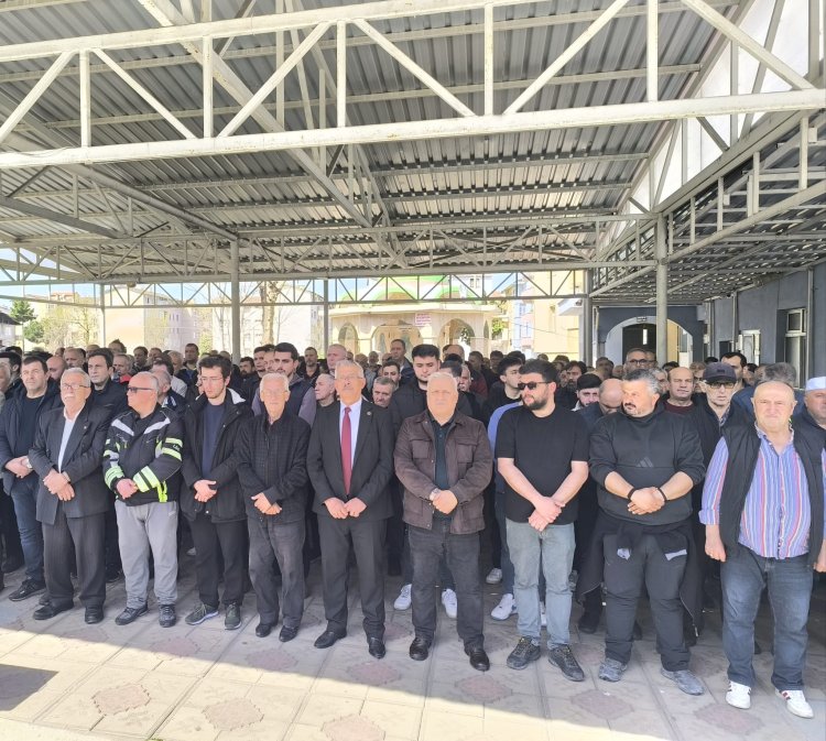 CENAZE MERASİMİNE KATILIM SAĞLADIK...