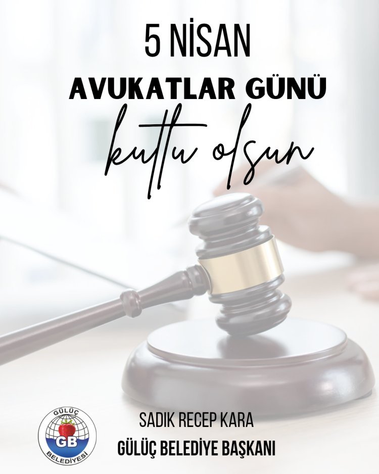 5 NİSAN AVUKATLAR GÜNÜ KUTLU OLSUN...