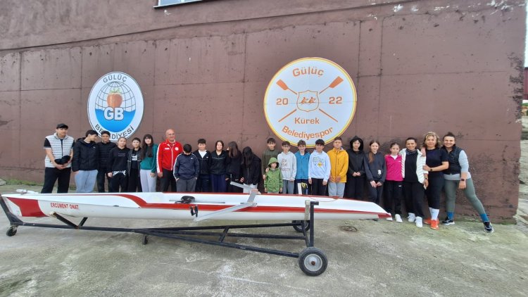 GÜLÜÇ BELEDİYESPOR KANO KÜREK KULÜBÜ ORTAOKUL ÖĞRENCİLERİMİZİ AĞIRLADI...