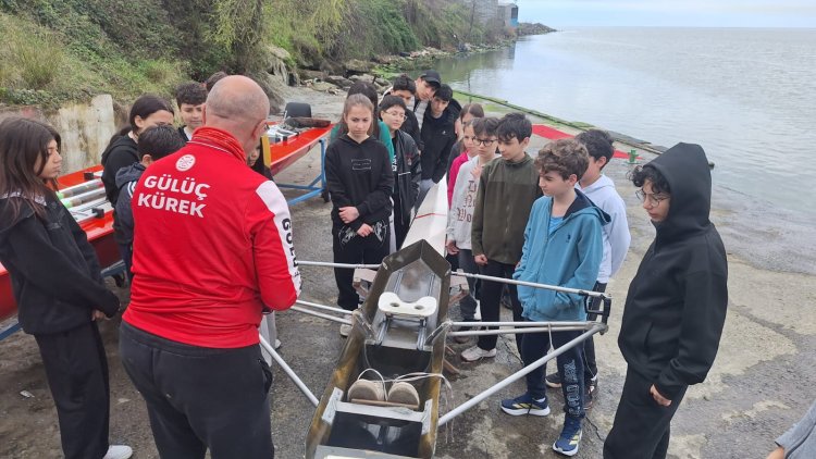 GÜLÜÇ BELEDİYESPOR KANO KÜREK KULÜBÜ ORTAOKUL ÖĞRENCİLERİMİZİ AĞIRLADI...