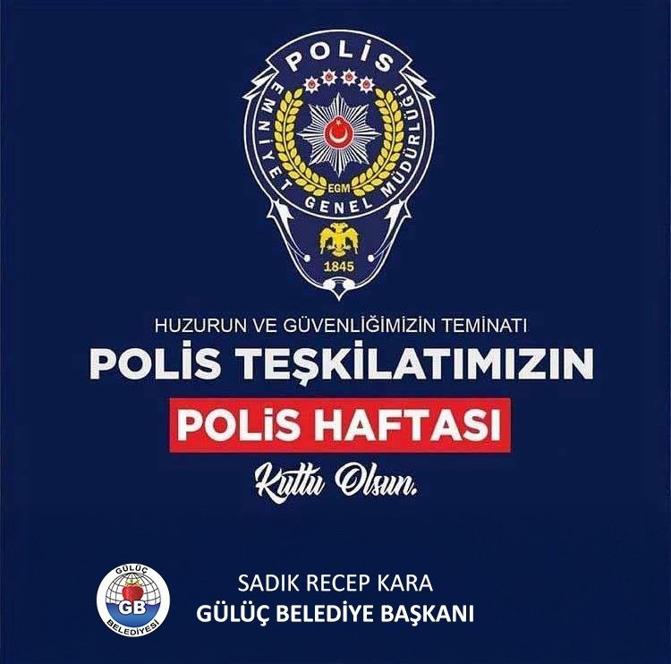 POLİS TEŞKİLATIMIZIN POLİS HAFTASI KUTLU OLSUN...