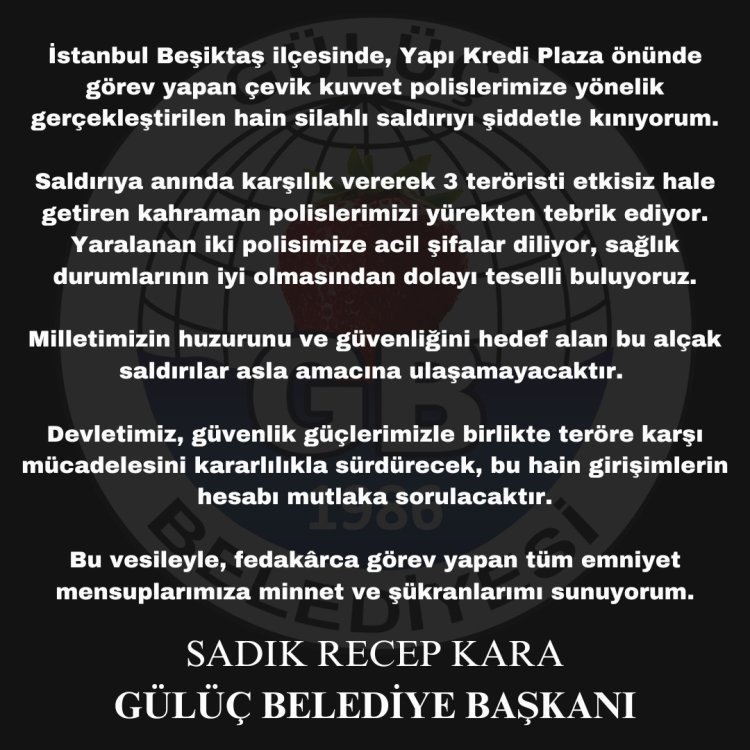 KAMUOYUNA SAYGIYLA DUYURULUR