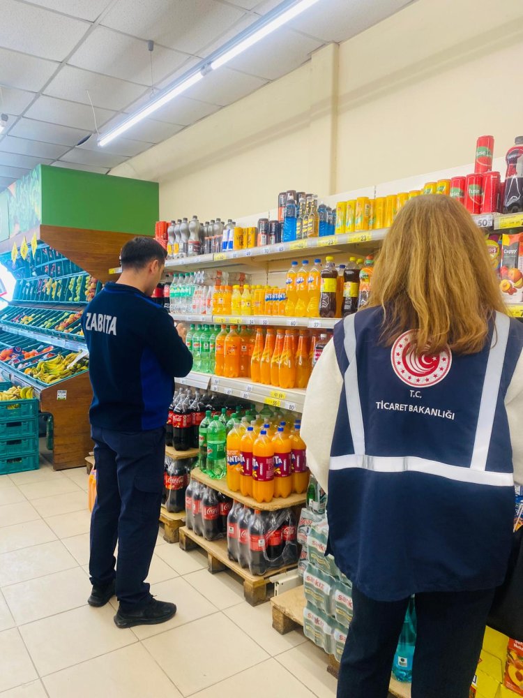 TİCARET BAKANLIĞI VE ZABITA MÜDÜRLÜĞÜ EKİPLERİMİZ DENETİMLERE DEVAM EDİYOR...