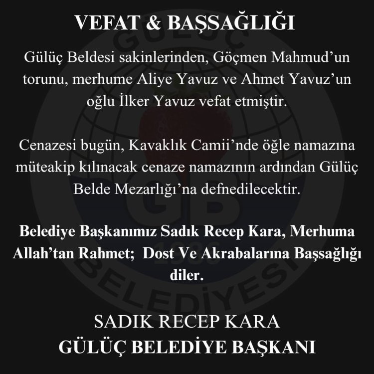 Vefat & Başsağlığı