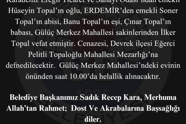 Vefat & Başsağlığı