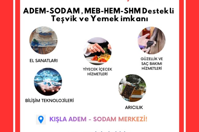 KDZ. EREĞLİ’DE YENİ KURSLAR BAŞLIYOR!