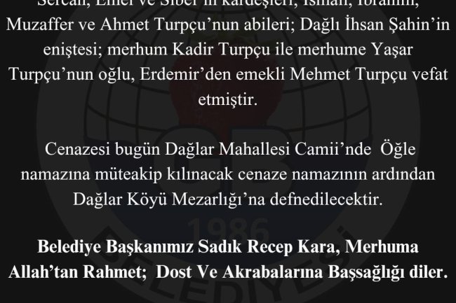 Vefat & Başsağlığı