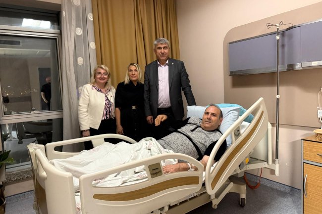 GEÇMİŞ OLSUN ZİYARETİNDE BULUNDUK...