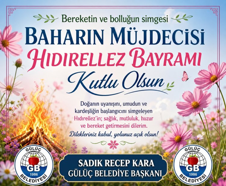 BAHARIN MÜJDELEYİCİSİ HIDIRELLEZ BAYRAMI KUTLU OLSUN...