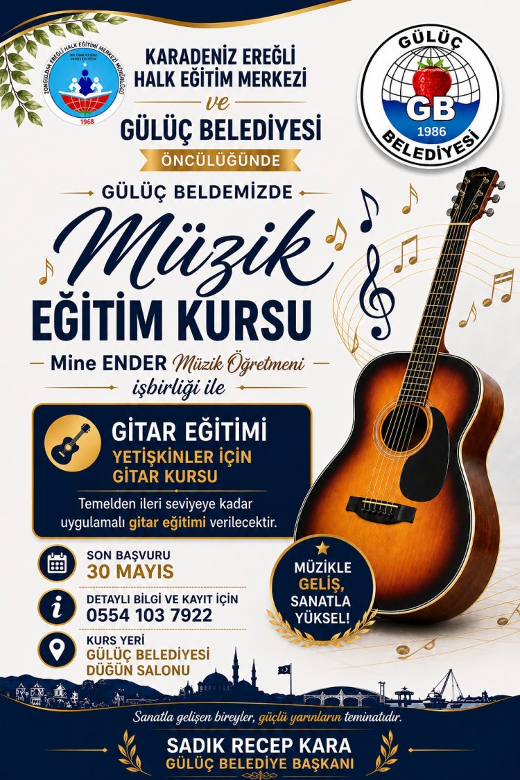 GÜLÜÇ’TE MÜZİK DOLU BİR YOLCULUK BAŞLIYOR! 