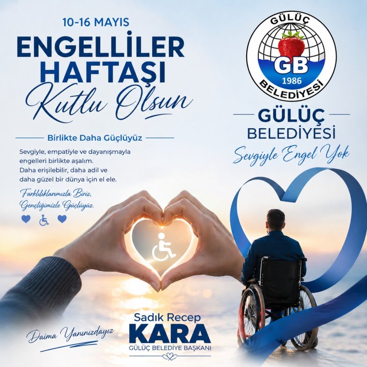 10-16 MAYIS ENGELLİLER HAFTASI KUTLU OLSUN...