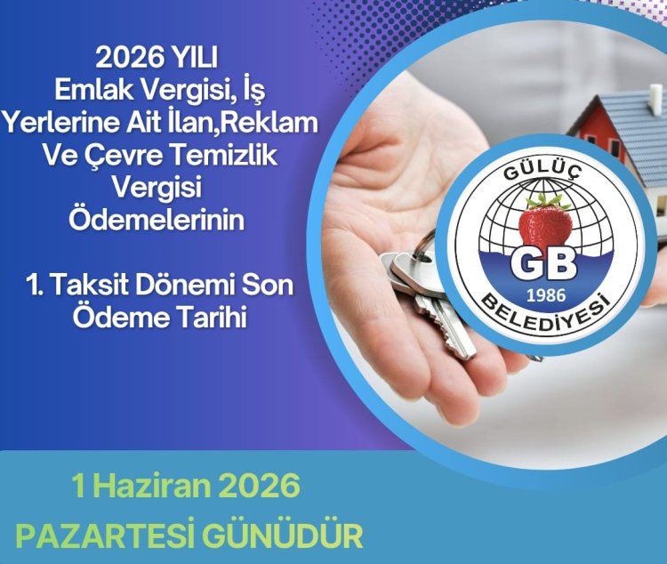 SON ÖDEME TARİHİ 1 HAZİRAN 2026 PAZARTESİ GÜNÜDÜR..