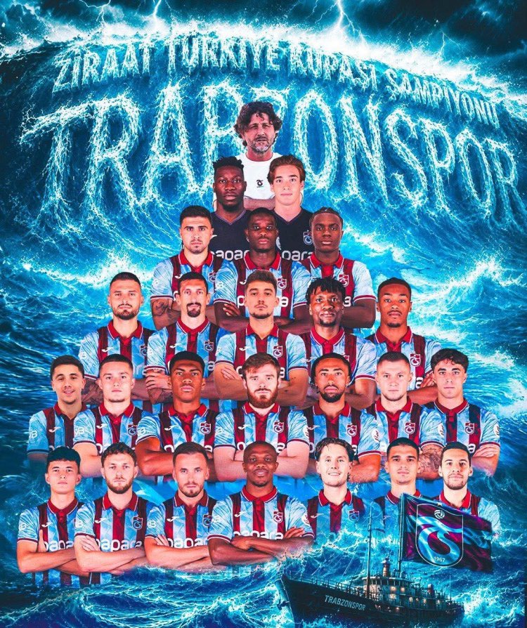 2026 Ziraat Türkiye Kupası Şampiyonu olan Trabzonspor’u ve tüm Trabzonsporluları tebrik ediyorum.