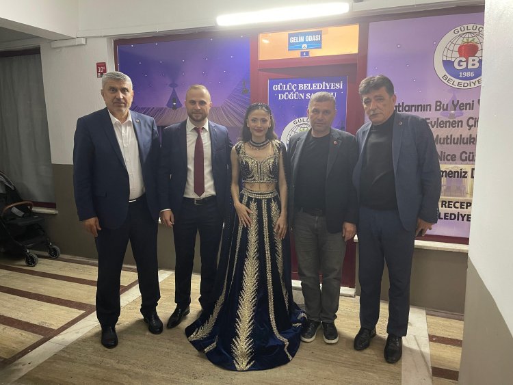 GENÇ ÇİFTİMİZE BİR ÖMÜR BOYU MUTLULUKLAR DİLERİZ