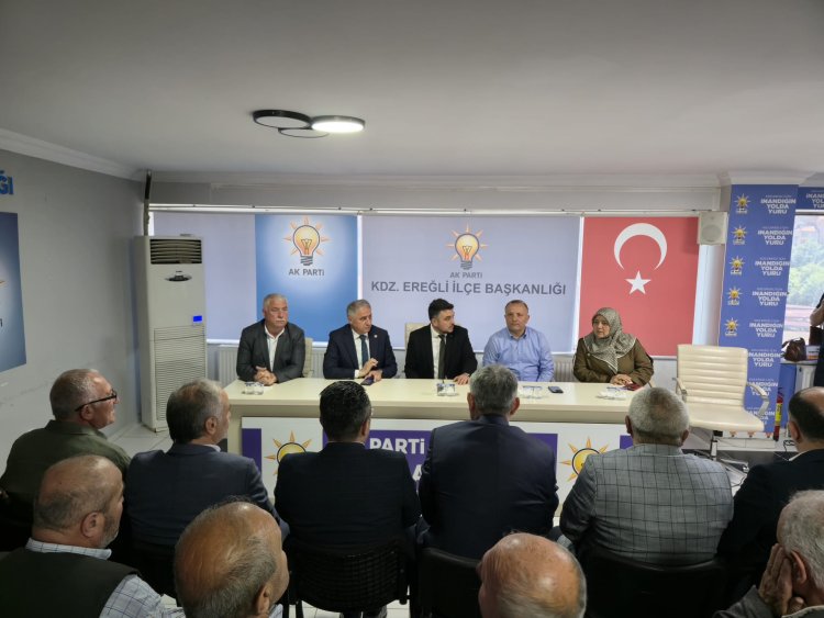 AK PARTİ KDZ EREĞLİ İLÇE TEŞKİLATI BAYRAMLAŞMA PROGRAMINA KATILIM SAĞLADIK...