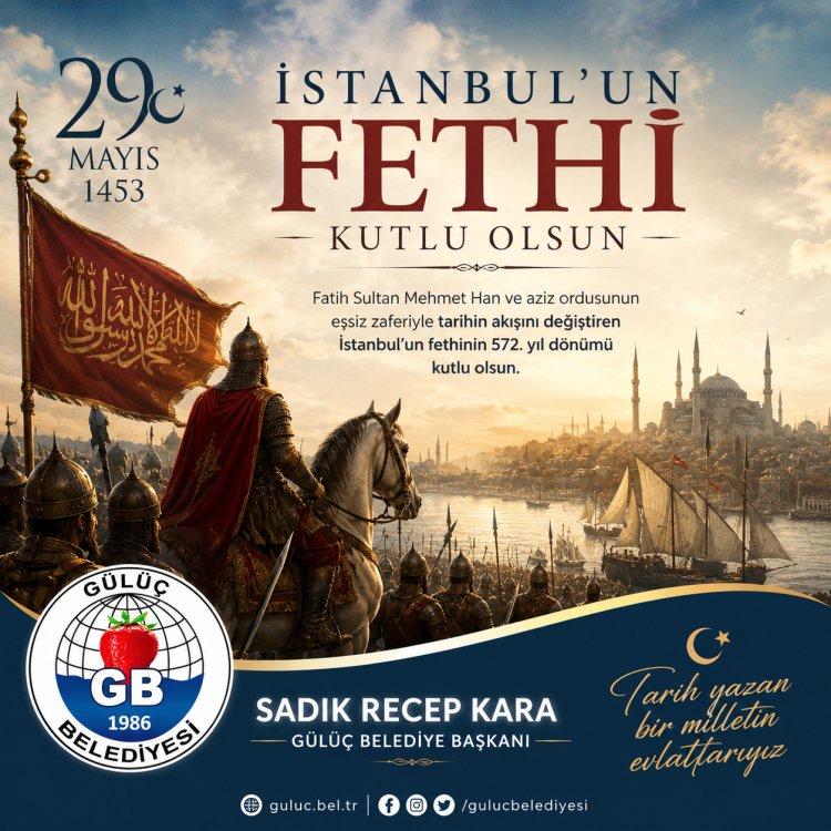 İSTANBULUN FETHİNİN 573 YILDÖNÜMÜ KUTLU OLSUN...