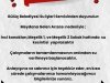 GÜLÜÇ BELEDİYESİ SU SERVİSİNDEN DUYURULUR...