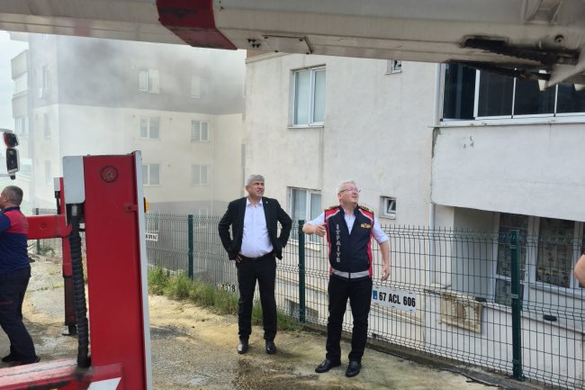 BELDEMİZDE ÇIKAN YANGINA MÜDAHALEDE BULUNDUK...
