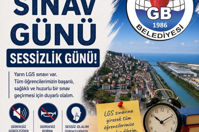 SINAV GÜNÜ SESSİZLİK GÜNÜ!