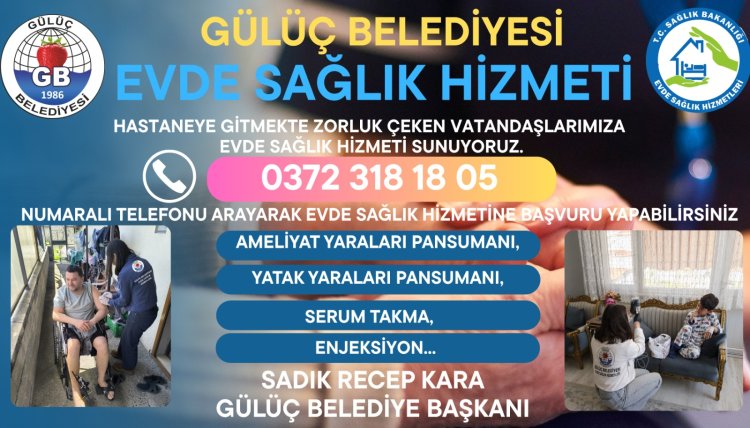 EVDE SAĞLIK HİZMETLERİMİZ SON HIZ DEVAM EDİYOR