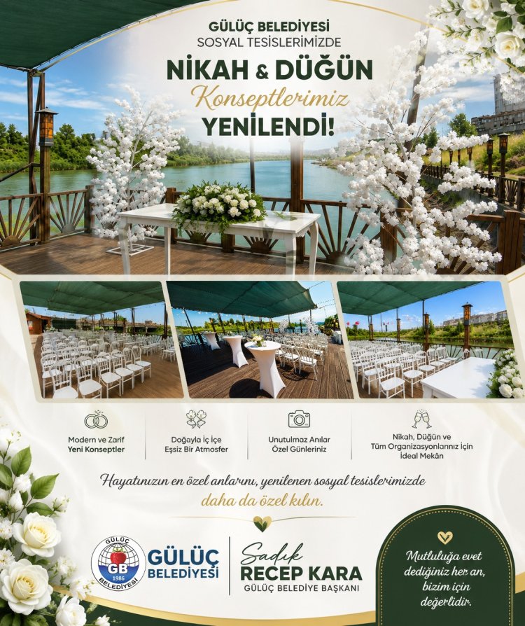 GÜLÜÇ BELEDİYESİ SOSYAL TESİSLERİMİZ YENİ KONSEPTİYLE HİZMETİNİZDE!
