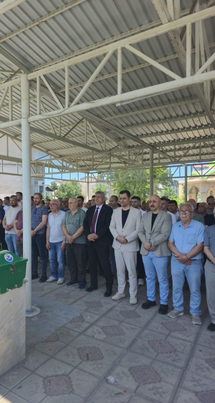 CENAZE MERASİMİNE KATILIM SAĞLADIK...