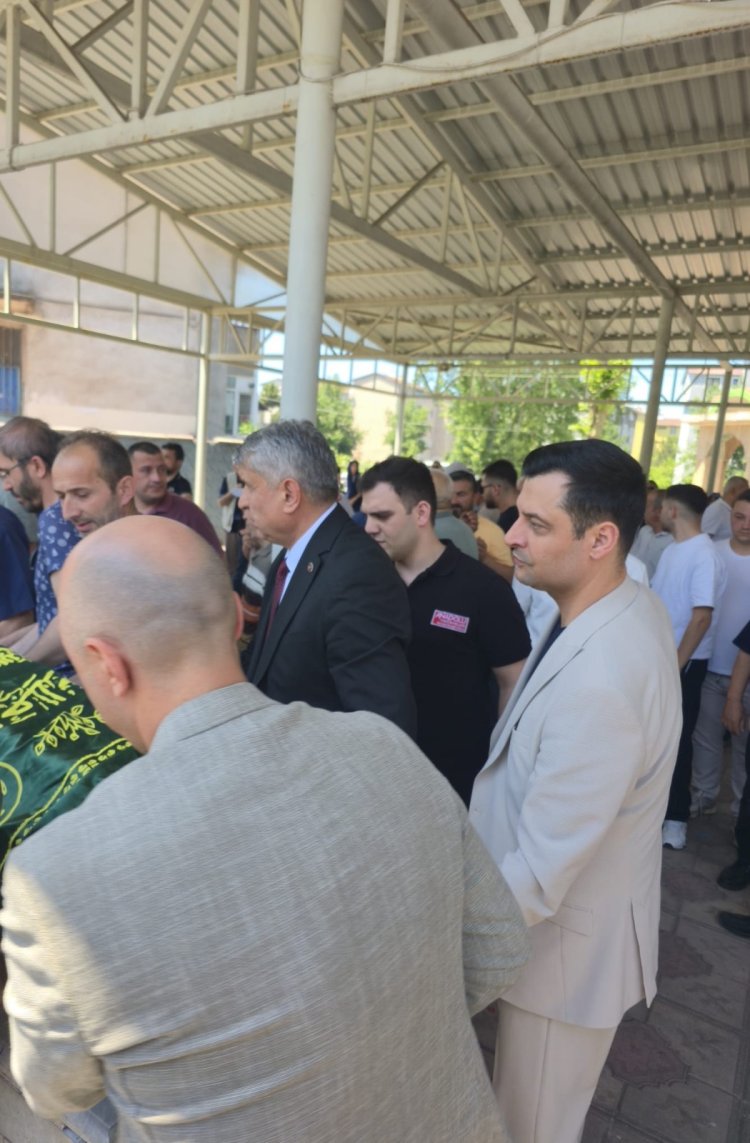 CENAZE MERASİMİNE KATILIM SAĞLADIK...