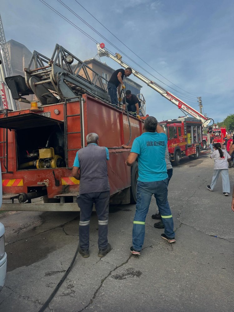 BELDEMİZDE ÇIKAN YANGINA MÜDAHALEDE BULUNDUK...