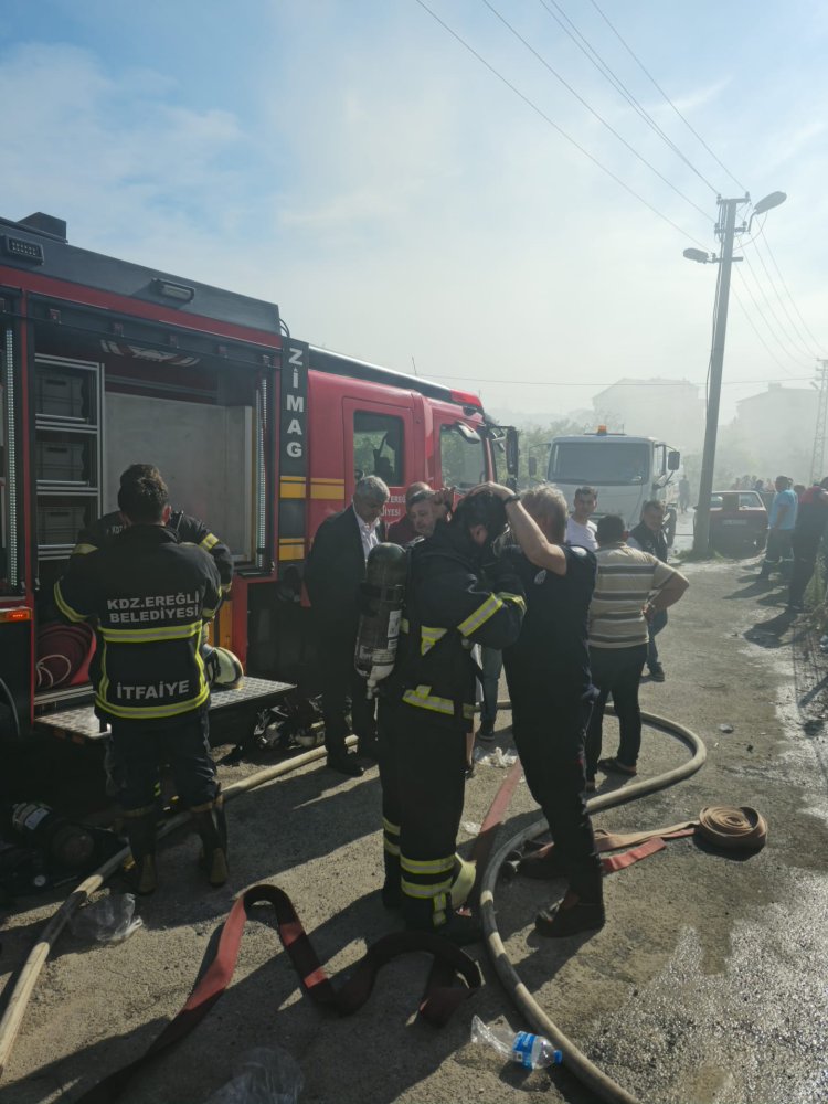 BELDEMİZDE ÇIKAN YANGINA MÜDAHALEDE BULUNDUK...