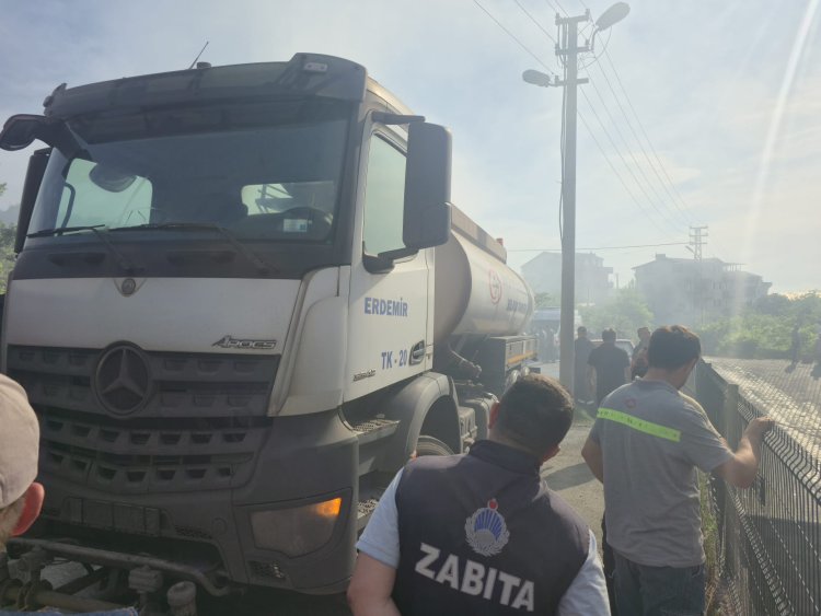 BELDEMİZDE ÇIKAN YANGINA MÜDAHALEDE BULUNDUK...