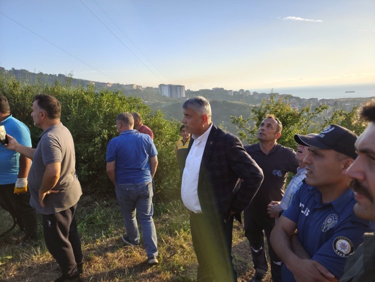 ÖRENCİK MAHALLEMİZDE MEYDANA GELEN YANGINA MÜDAHALEDE BULUNDUK...