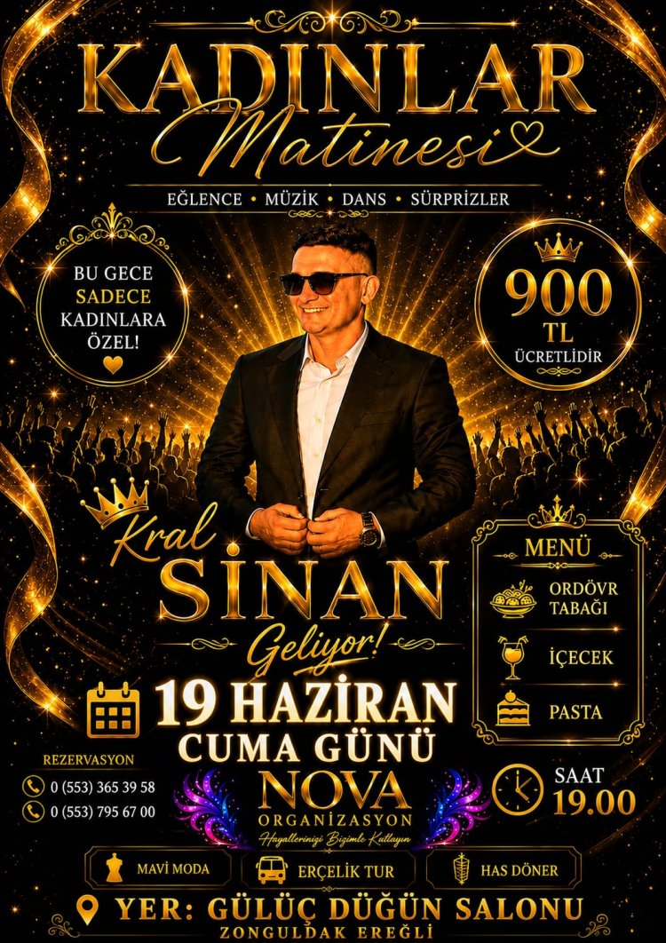 HANIMEFENDİLERE ÖZEL MUHTEŞEM BİR GECEYE DAVETLİSİNİZ! 