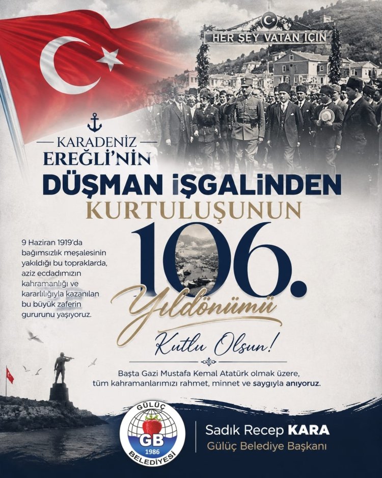 KARADENİZ EREGLİMİZİN DÜŞMAN İŞGALİNDEN KURTULUŞUNUN YILDÖNÜMÜ...