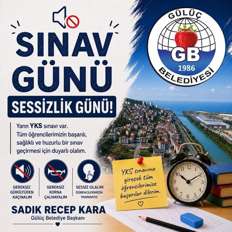 SINAV GÜNÜ SESSİZLİK GÜNÜ...