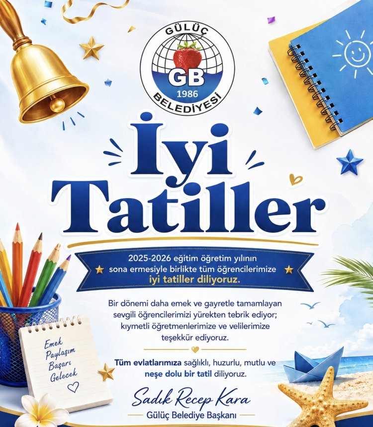 İYİ TATİLLER...