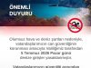 ZONGULDAK VALİLİĞİNDEN DUYURULUR...