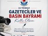 24 Temmuz Gazeteciler ve Basın Bayramı Kutlu Olsun