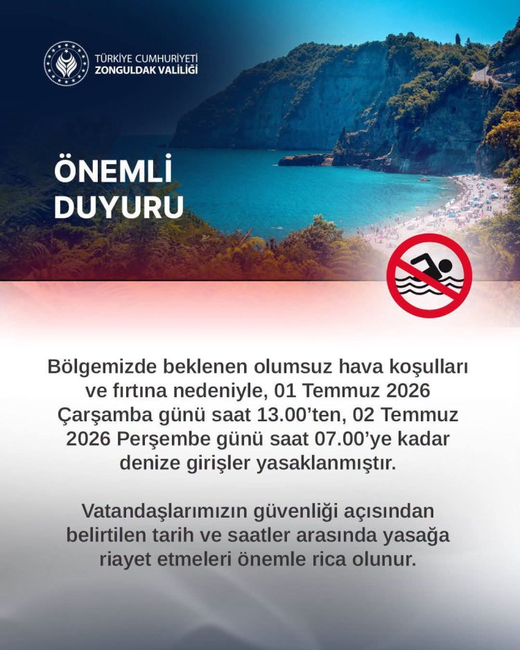 ÖNEMLİ DUYURU