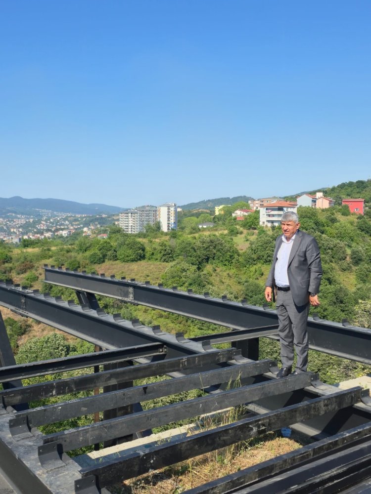 GÜLÜÇ'ÜMÜZE DEĞER KATAN PROJELERİMİZ HIZ KESMEDEN DEVAM EDİYOR