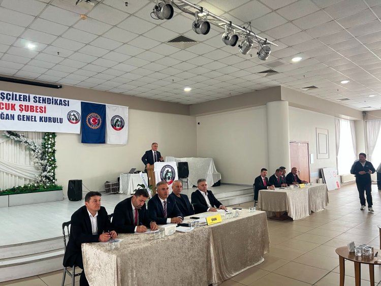 GENEL MADEN İŞÇİLERİ SENDİKASI ARMUTÇUK ŞUBESİ 13. DÖNEM OLAĞAN GENEL KURULU'NA KATILDIK