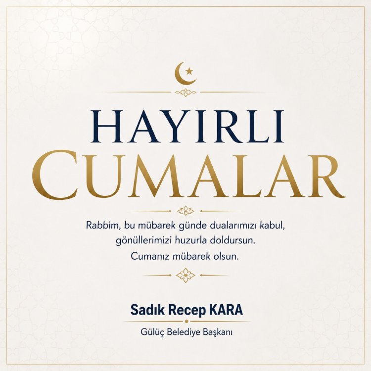 HAYIRLI CUMALAR...
