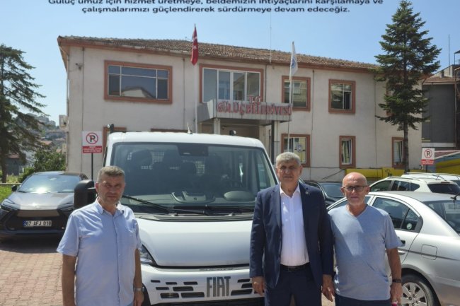 BELDEMİZE ÇİFT KABİN İLAÇLAMALAR ARACI HİBE EDİLDİ.......