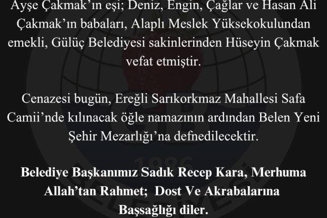 Vefat & Başsağlığı