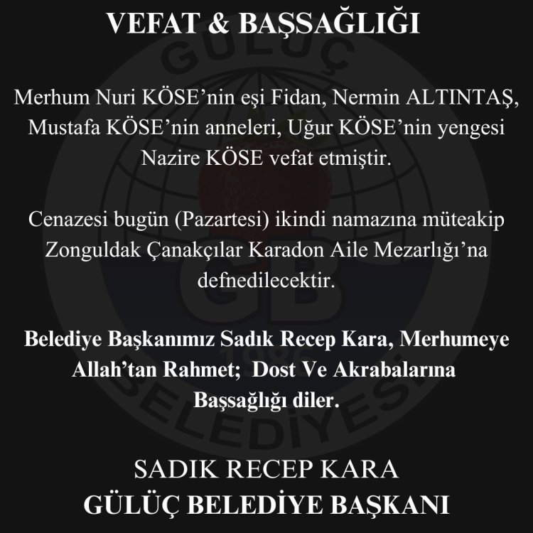 Vefat & Başsağlığı