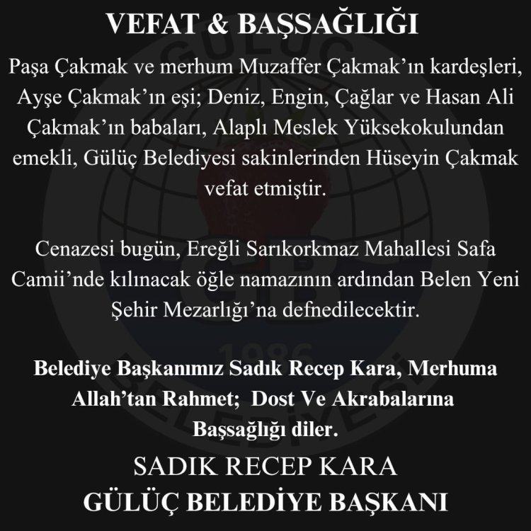 Vefat & Başsağlığı