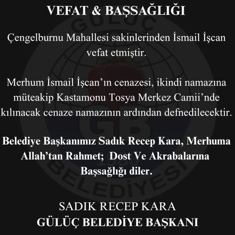 Vefat & Başsağlığı