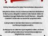 SU İŞLERİ SERVİSİNDEN DUYURULUR...