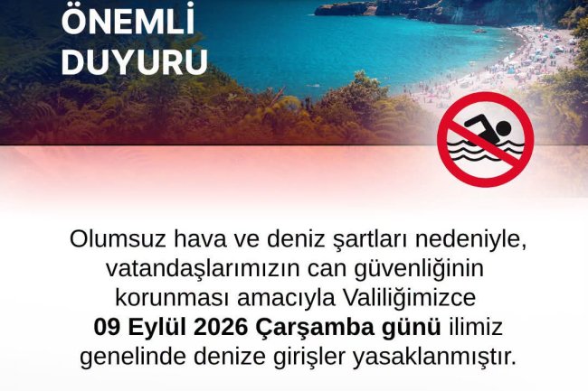METEOROLOJİK DUYURU...