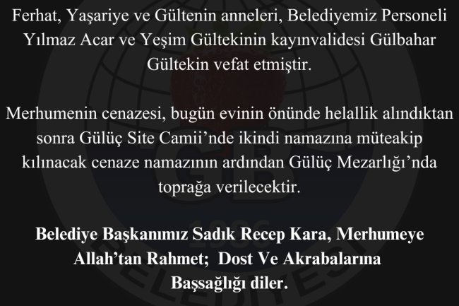 Vefat & Başsağlığı